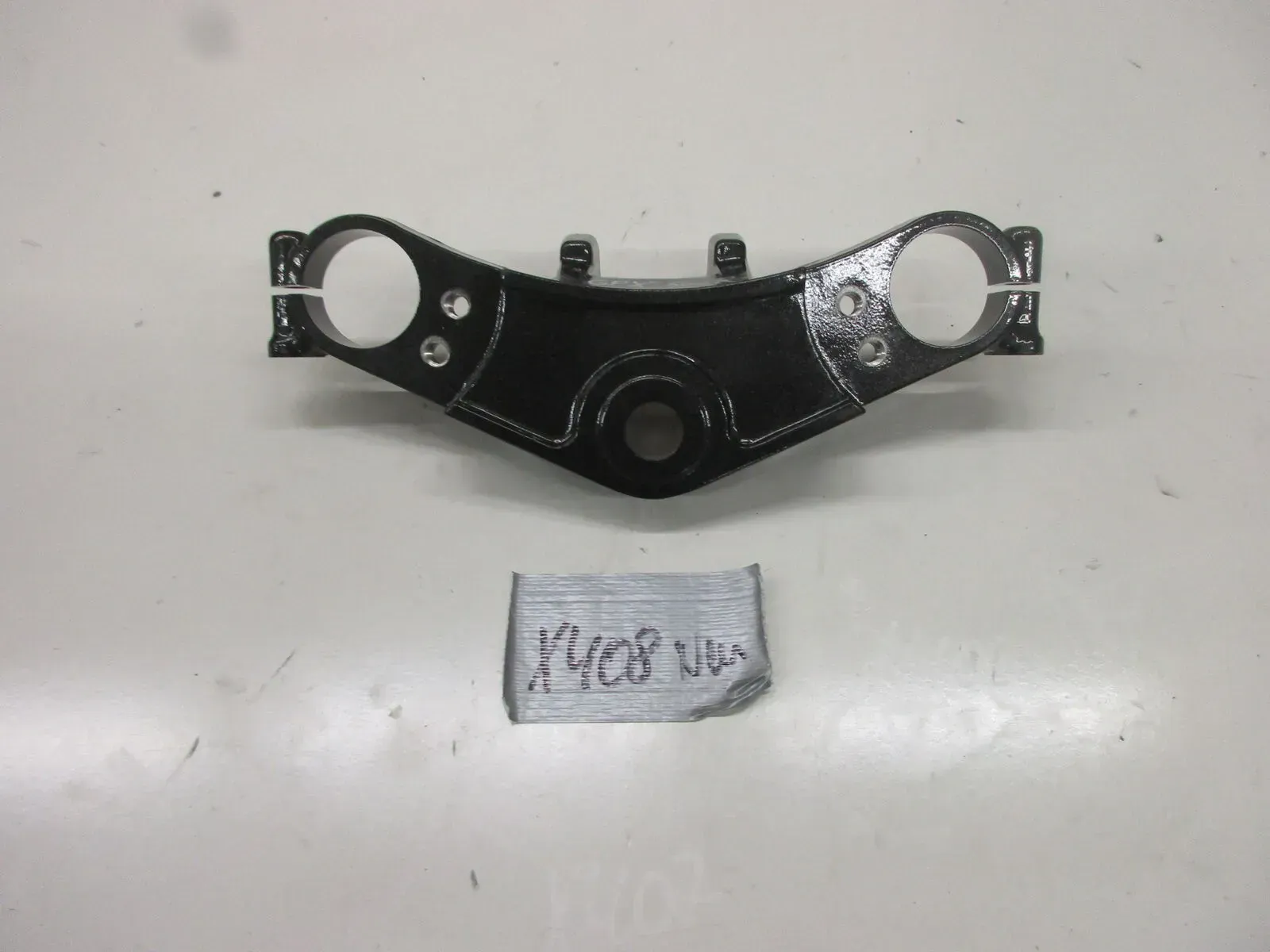 Gabelbrücke Gabelbrille X408 Kawasaki GPX 600 R GPX 500 R oben Gabel Standrohr - Bild 1