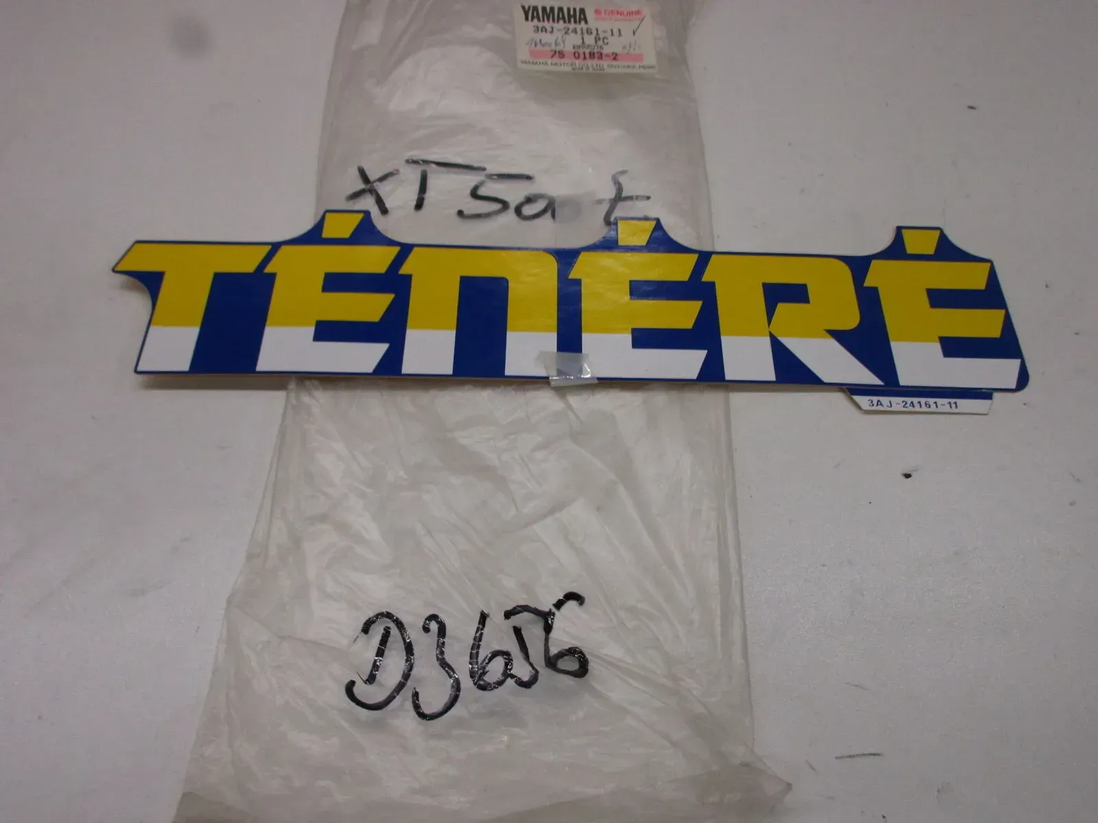 Aufkleber 3AJ-24161-11 D3656. Yamaha XT 600 Z Emblem Tank Logo Verkleidung Dekor - Bild 1