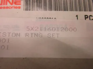 Kolbenringsatz 5X2-11601-20 D710. Yamaha YZ 80 Kolben Kolbenringe Übermaß 0,50 - Bild 4