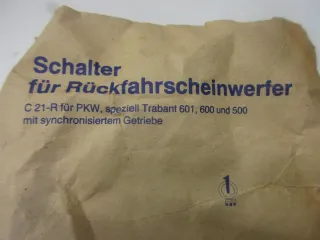 Schalter Rückscheinwerfer B686 Trabant 500_600 Elektronik VEB DDR Original - Bild 5
