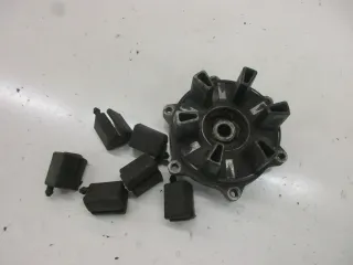 Suzuki DR 400 DR400D Kettenradträger mit Ruckdämpfer Antriebsgummi Mitnehmer - Bild 2