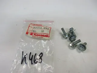 K468 Kawasaki KX 100_125 Schraube Fender hinten Schutzblech Bolt 92002-1952 - Bild 1