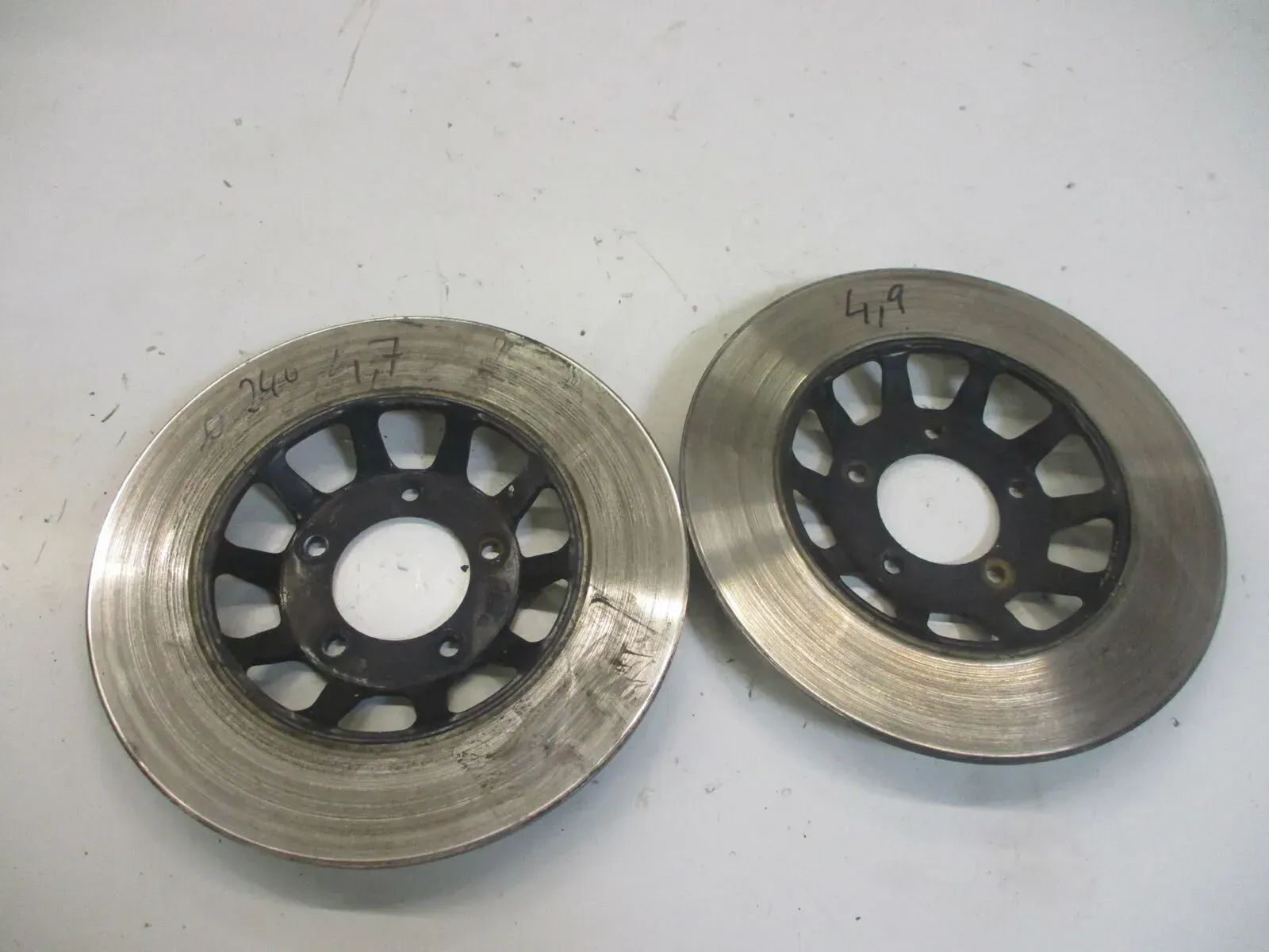 3. Honda CB 650 Four RC 03 Bremsscheibe vorne rechts links 4,7 & 4,9 mm brake di - Bild 1