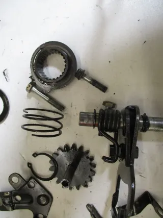 Honda XL 250 S SL Bj.80 Kickstartergetriebe Kickstarterwelle Kickstarter Zahnrad - Bild 3