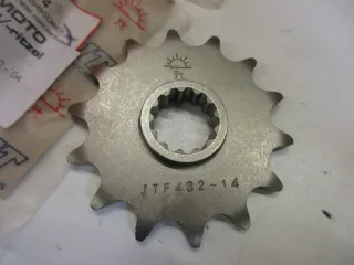 E756. Suzuki DR 350 S RM 250 Ritzel Zahnrad JTF432-14 Kettenrad 14 T Motor Antrieb sprocket - Bild 3