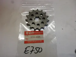 E750. Suzuki RM 465 Ritzel Zahnrad 27511-41130 Motor 15 Zähne transmission sprocket - Bild 1