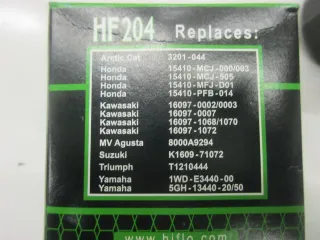 T338. Honda XL 1000 V VFR 1200 Ölfilter Motor Ersatzfilter Motorölfilter HF 204 - Bild 4