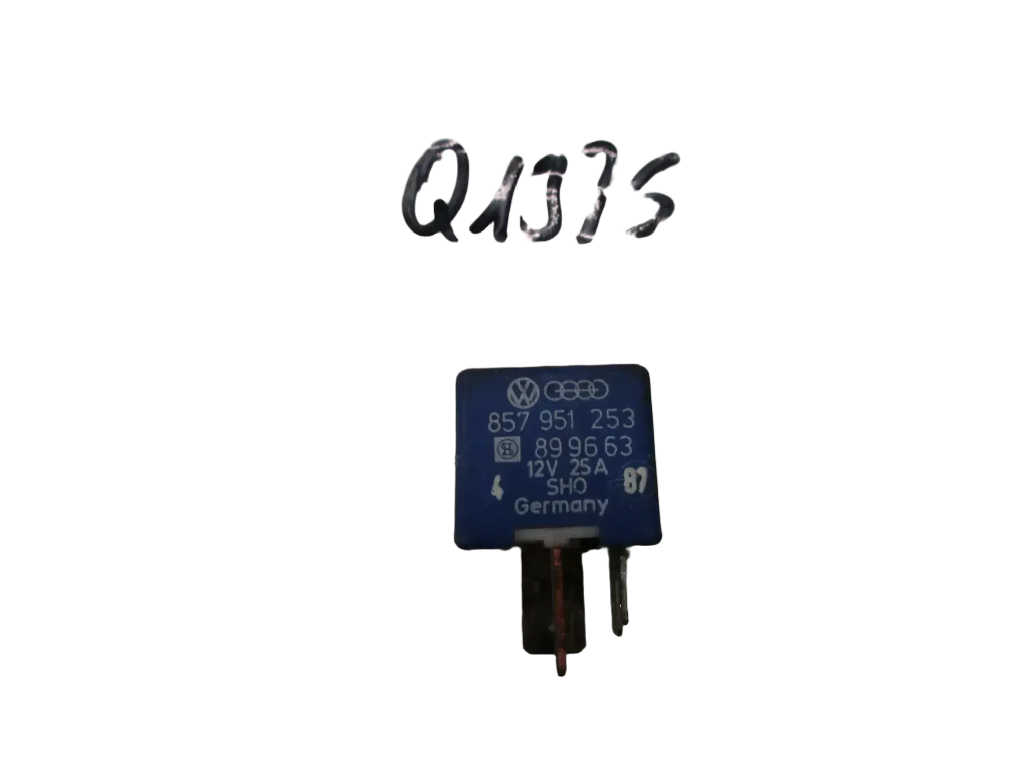Q1376 VW AUDI Porsche 857951253 Steuerrelais 12V Schalter 25A Elektronik - Bild 1