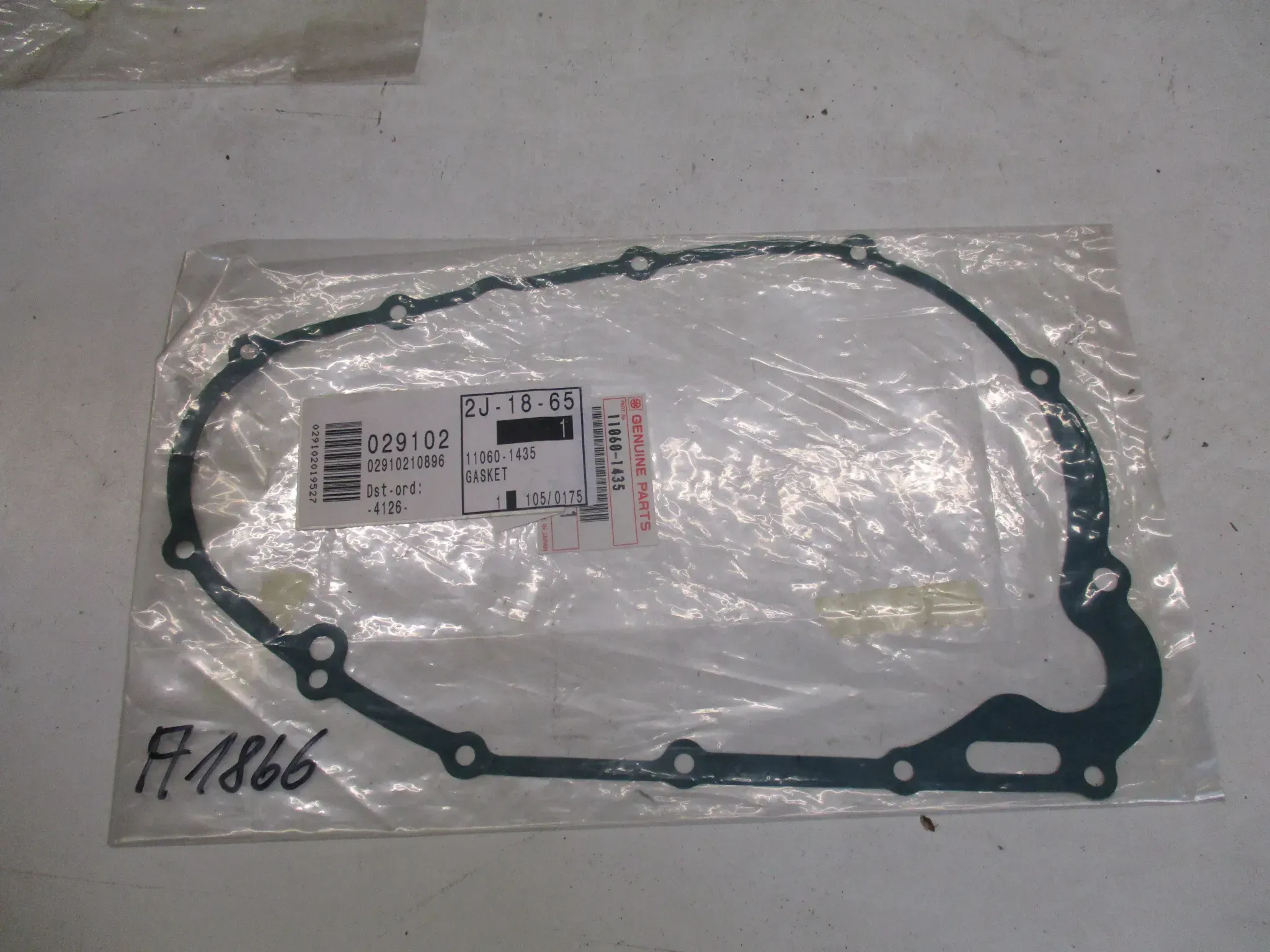 A1866 Kawasaki Z 400 D Twin Kupplungsdeckeldichtung 11060-1435 - Bild 1