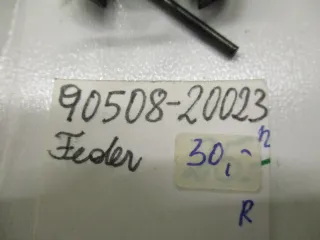 D2649 Feder Yamaha PW 50_80_XT 600 ET 90508-20023 Fußraste vorne Rückholfeder - Bild 2