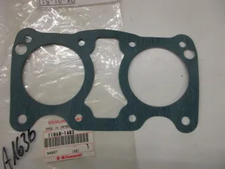 A1636 Kawasaki Z 400 D KZ 400 Zylinderfußdichtung Motor 11060-1403 Original gasket - Bild 3