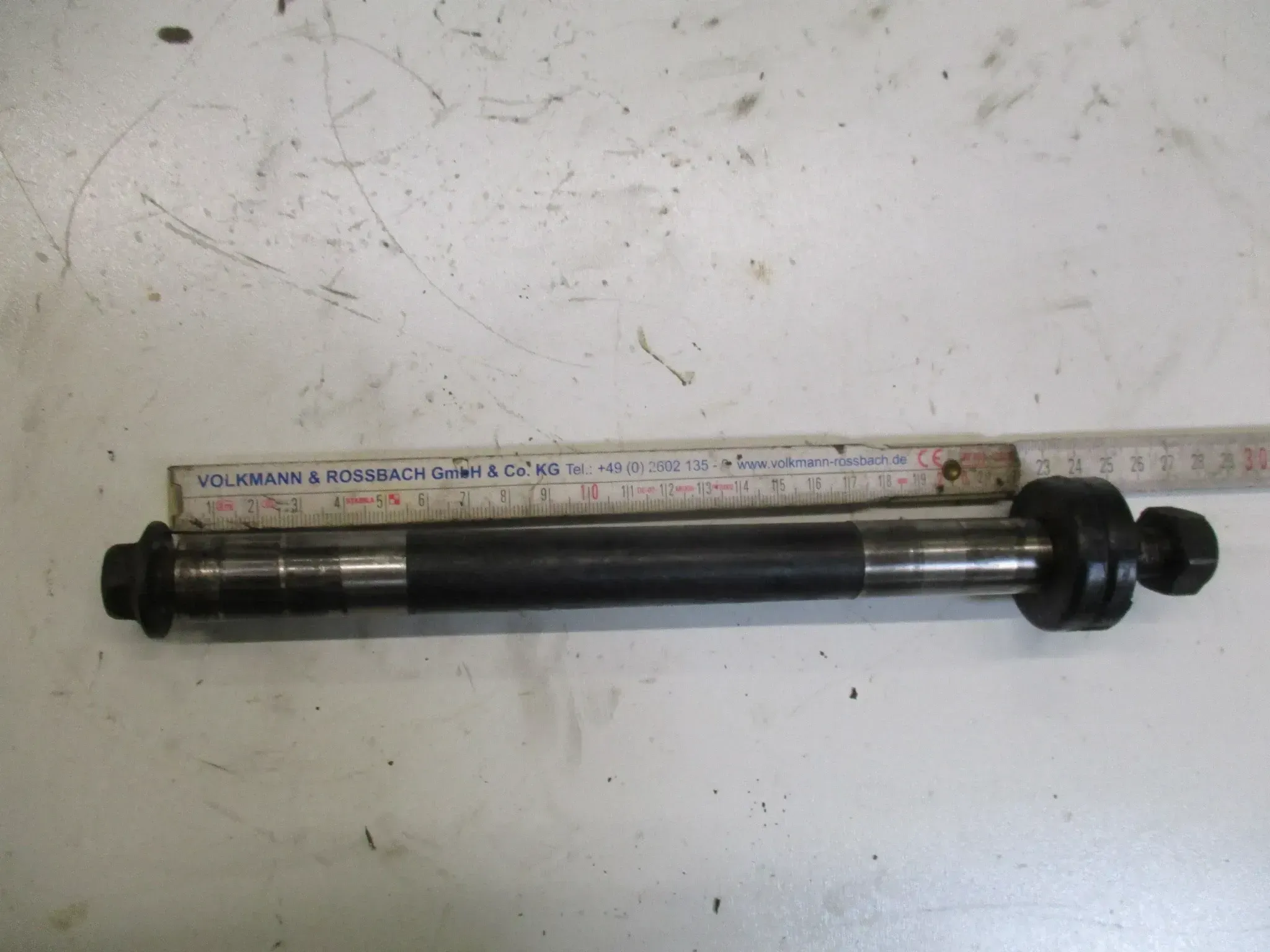 1. Honda XL 500 R PD02 Bj82 Schwingenachse Achse 14x270 mm Lagerhülse Schwinge - Bild 1