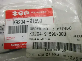 A65. Suzuki VZ 1600 Dichtung Simmerring Gabel Gabeldichtung K9204-91590 - Bild 3
