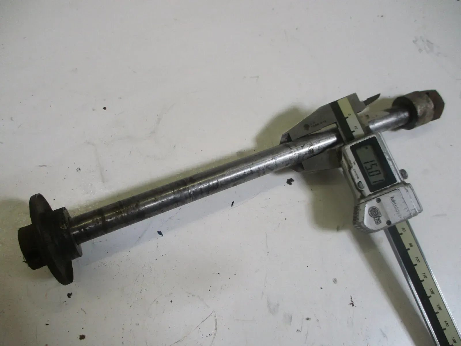 Suzuki TS 250 Steckachse 15 mm Achse hinten axle rear - Bild 1