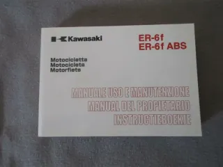 Kawasaki ER-6 f ABS Handbuch Manuel del Probietario Bedienungsanleitung 99976-14 - Bild 1