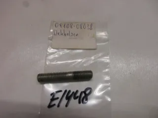 E1448 Suzuki GT 380 Schraube Stehbolzen 09108-08038 Zylinder M8 x 46 mm Motor - Bild 1