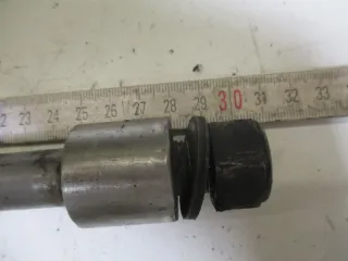 2. Honda FT 500 PC07 Flat Track Steckachse 17 mm hinten Felge Achse axle rear - Bild 3