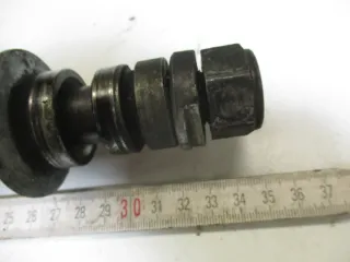 2. Honda VFR 750 F RC24 Steckachse hinten 340x20 mm Achse axle rear Distanzhülsen - Bild 2