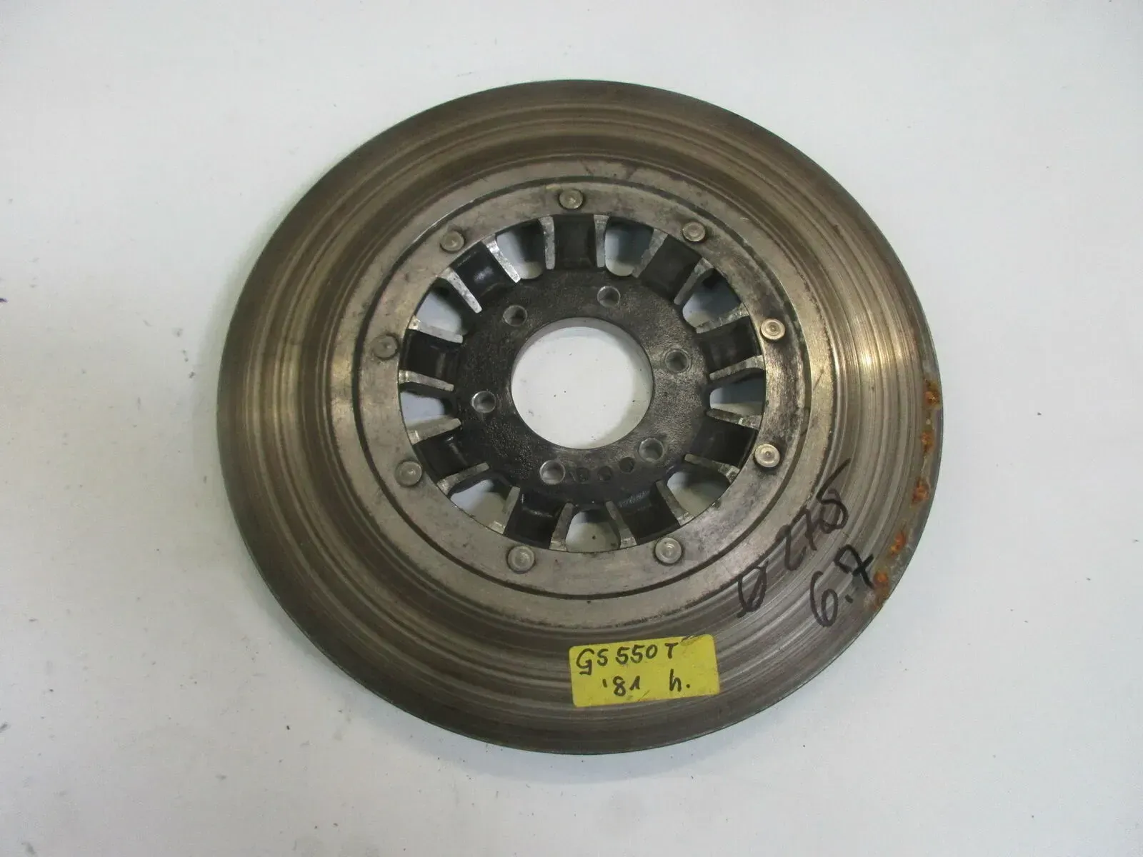 Suzuki GS 550 T Bremsscheibe hinten 6,70 mm Scheibenbremse Brake Disc - Bild 1