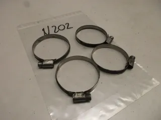 N201 BMW R 80_100 RT Ansaugstutzen Rohrschellen Halter Kleinteile Flansche - Bild 2