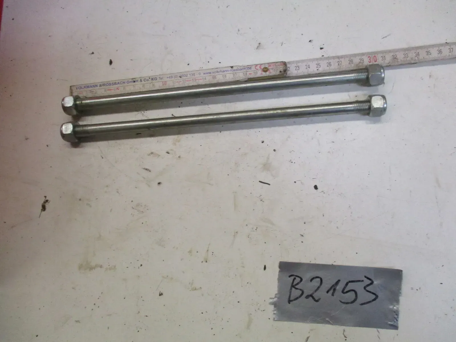 Gewindestange 305x11mm Bolzen B2153 EML MZ BMW R 100 RS K Steib Seitenwagen Beib - Bild 1