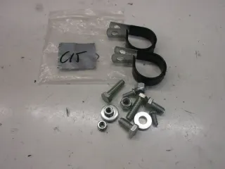 Halter Rohrschelle Kleinteile C15. Harley Davidson Konvolut Verkleidung Rahmen - Bild 1