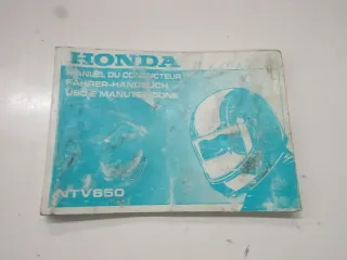 Handbuch Fahrerhandbuch 00X37-MZ6-8000 Owner´s Manual Honda NTV 650  Anleitung - Bild 1