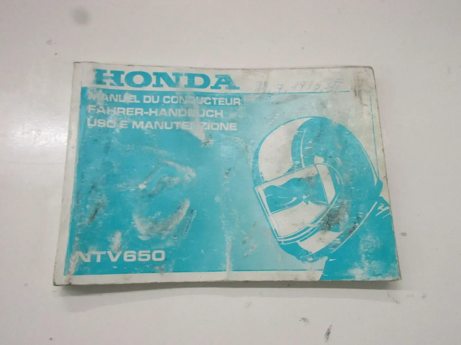 Handbuch Fahrerhandbuch 00X37-MZ6-8000 Owner´s Manual Honda NTV 650  Anleitung - Bild 1