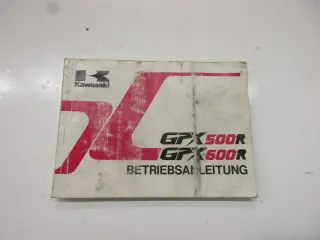 Handbuch Betriebsanleitung Anleitung 99923-1180-01 Kawasaki GPX 500 R GPX 600 R - Bild 1