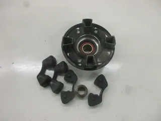 Kawasaki ER-6 N ABS ER650A Kettenradträger mit Ruckdämpfer Antriebsgummi Felge - Bild 3