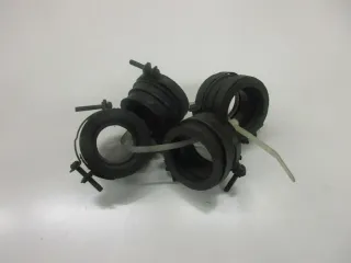 4. Kawasaki GPX 600 R ZX600A Ansaugstutzen Vergaserstutzen Gummistutzen Vergaser - Bild 1