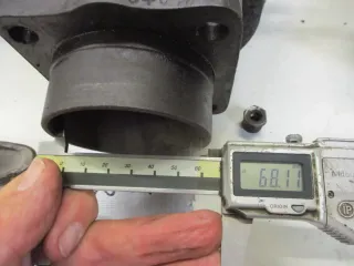 Zylinderkopf mit Kipphebel B1824 BMW R26 Zylinder und Deckel Motor cylinder head - Bild 10
