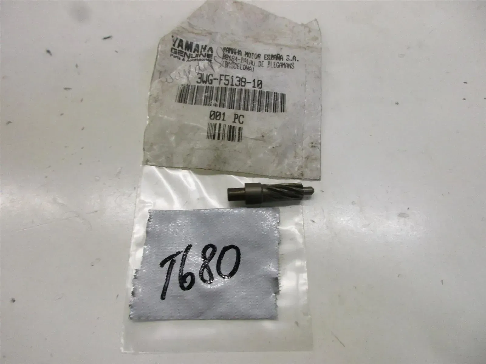 T680. Yamaha XV 535_750_1100 Antrieb Zahnrad Welle Tacho Felge vorne 3WG-F5138-1 - Bild 1