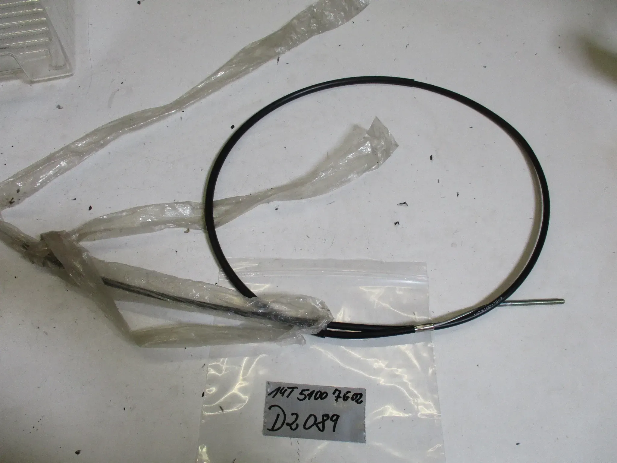 D2089 Yamaha XS_XJ_RD_DT ?? 1175 mm Bremszug Bowdenzug hinten vorne Bremstrommel - Bild 1