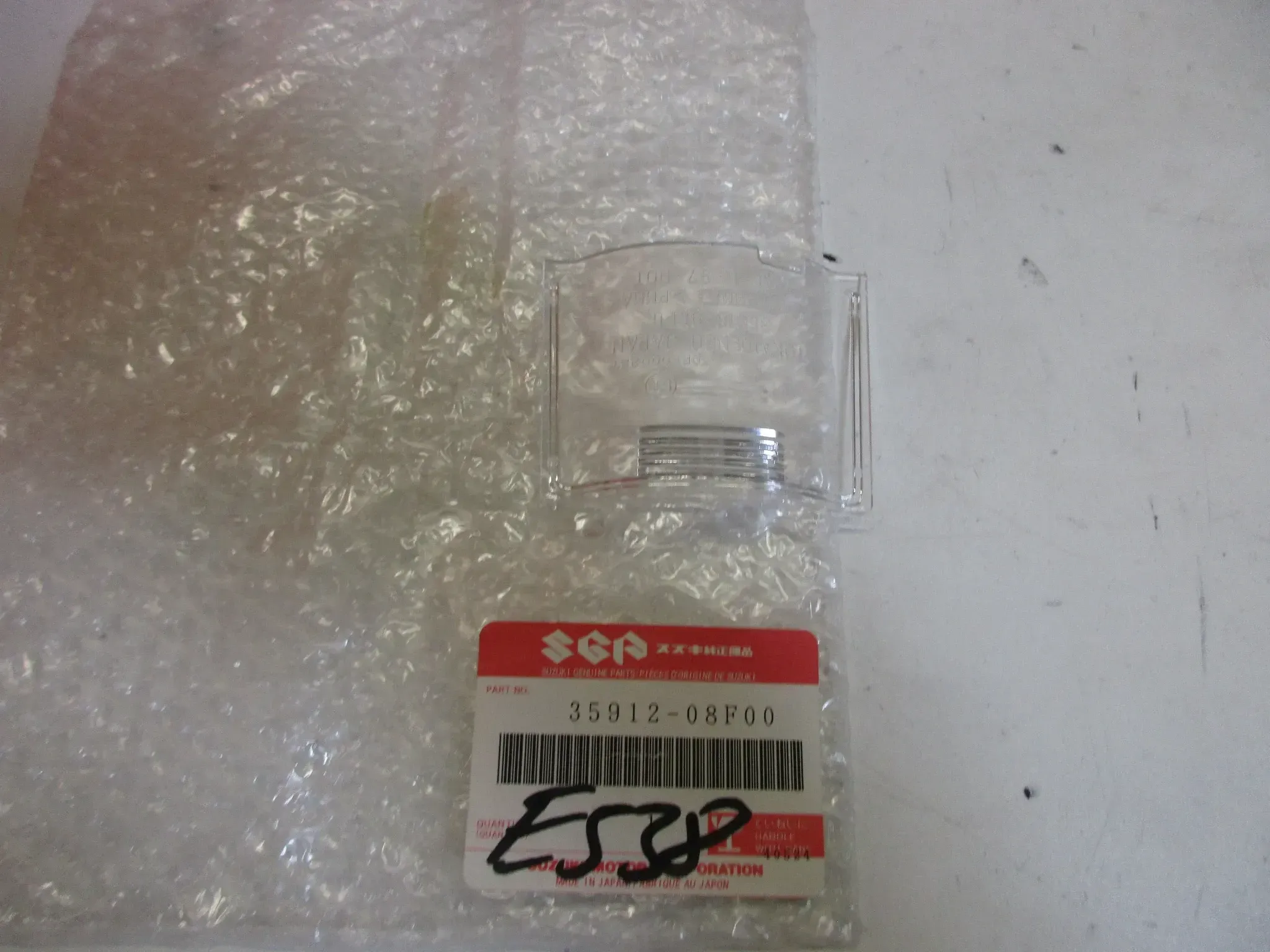 E538. Suzuki DL 650_1000 A Ersatzglas Kennzeichen 35912-08F00 Beleuchtung Licht - Bild 1