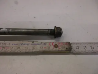 H1. Honda XL 185 S Steckachse Achse vorne 10 mm Vorderrad (2) Felge Bolzen axle - Bild 4