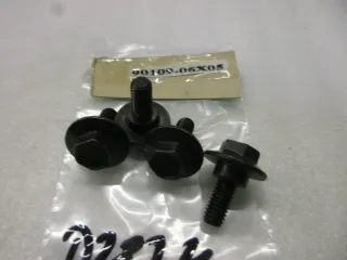 D2874 Yamaha YQ 50 YN 50 Schrauben Karosserie 90109-06X05 Bolzen M6 mm - Bild 3