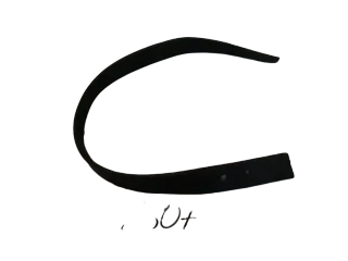 J507 Harley Davidson Fat Boy FLFB FLFBS Lederband 600 mm Sitzbank Lederriemen Fender - Bild 4