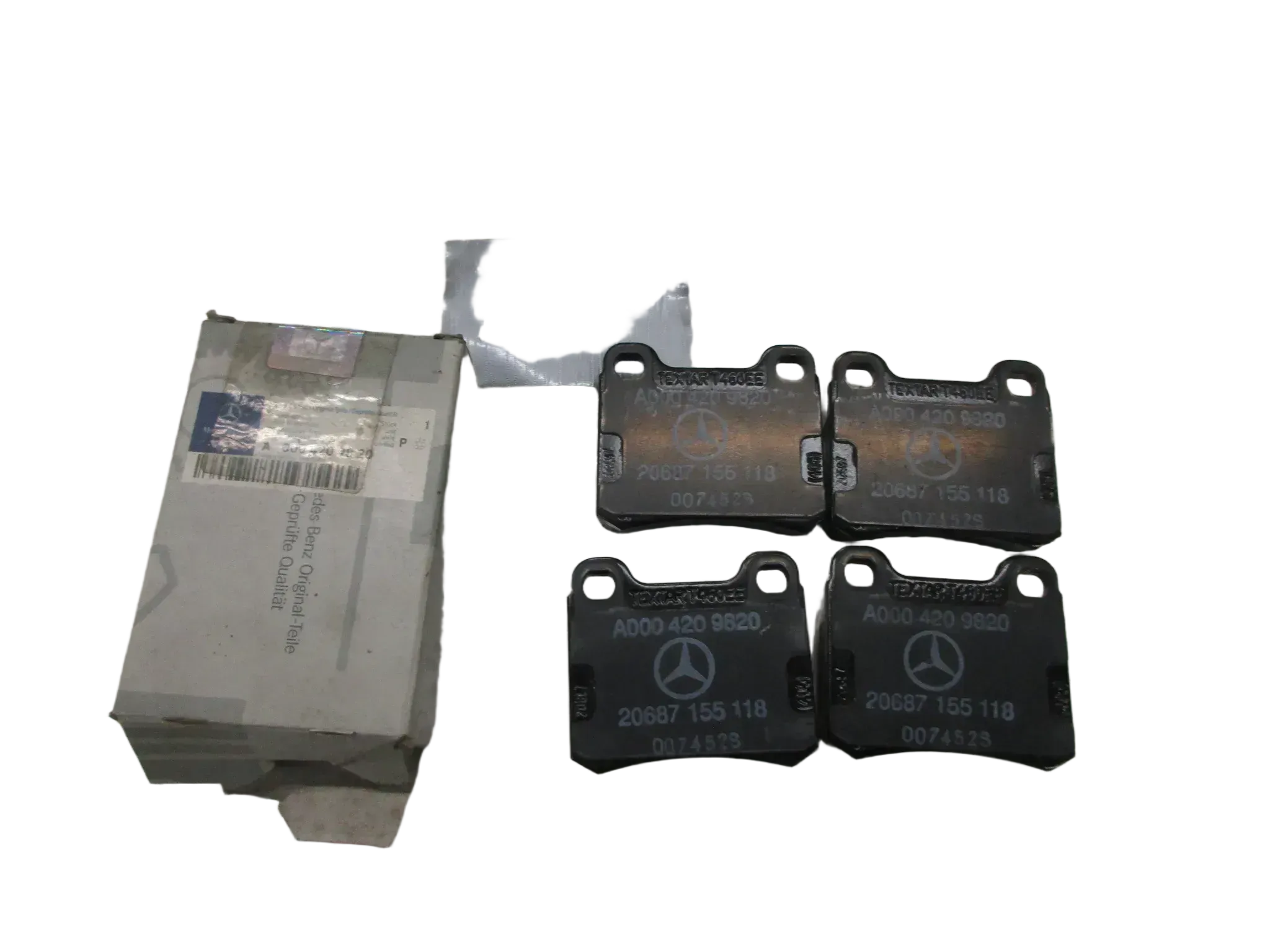 F80 Mercedes Benz W 124 Bremsbelage hinten A 0004209820 Bremse - Bild 1