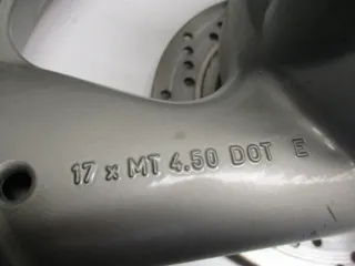 1. Ducati 750 SS ZDM Bj. 90-98 Felge hinten 4,50x17 Zoll Hinterrad - Bild 7