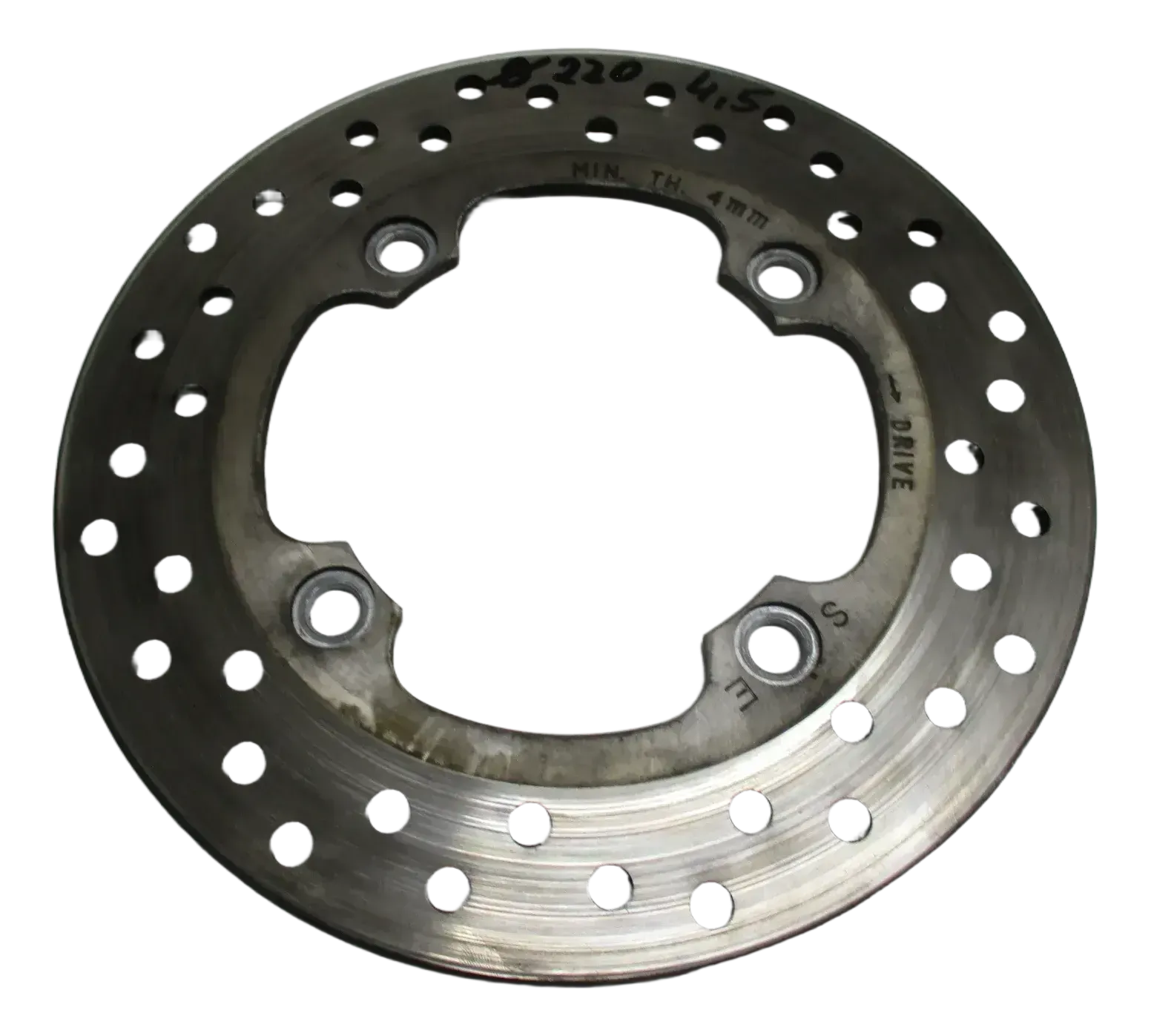 3. Honda CBR 600 F PC35 99-02 Bremsscheibe hinten Bremse 4,5 mm - Bild 1