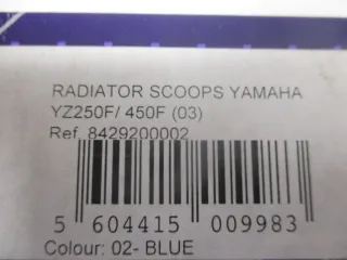 Verkleidung Kühler K64. Yamaha YZ 250 _450 Tankverkleidung rechts links - Bild 2