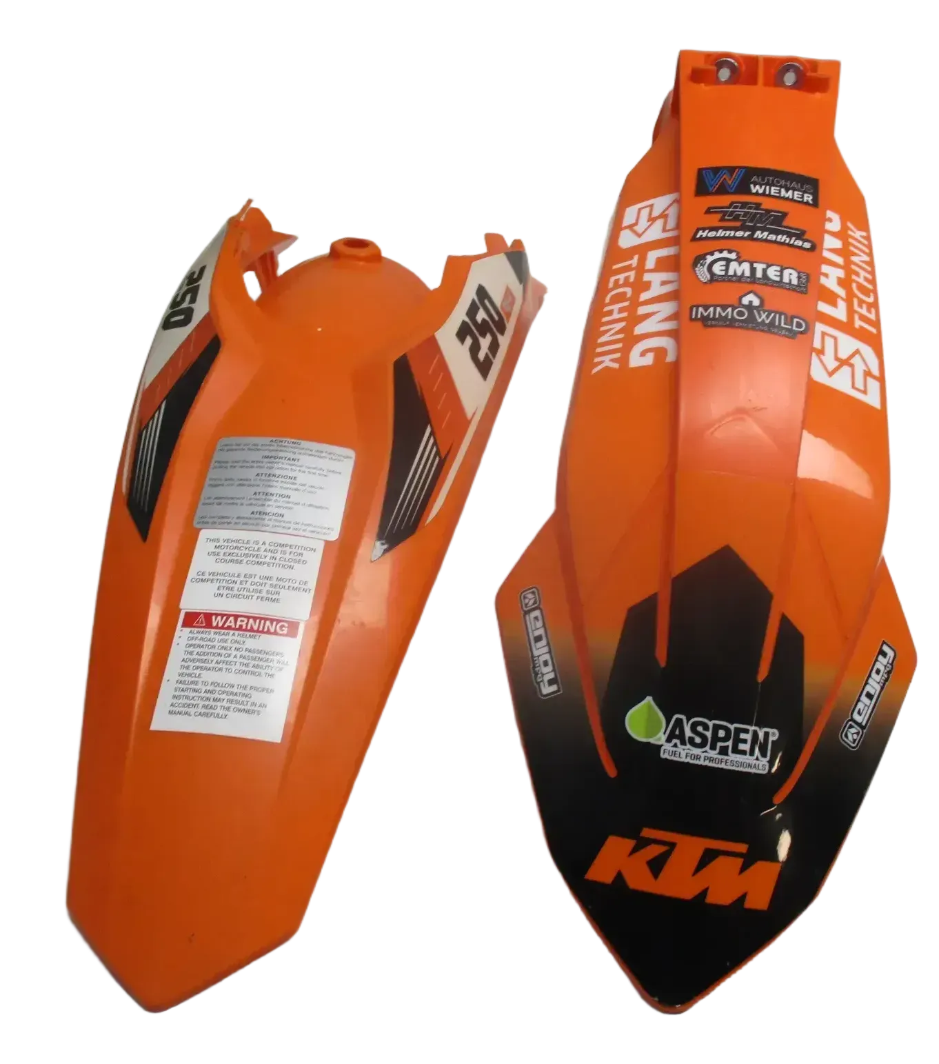 Q511 KTM SX-F 250_450 Verkleidung Fender vorne hinten Kotflügel - Bild 1