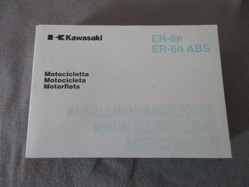 Kawasaki ER-6n ER6 ABS Handbuch Bedienungsanleitung 99976-1427 Betriebsanleitung - Bild 1