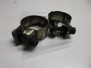 N170 BMW R 80 RT R100 Auspuffschelle Krümmer Endtopf 44 mm Halter - Bild 2