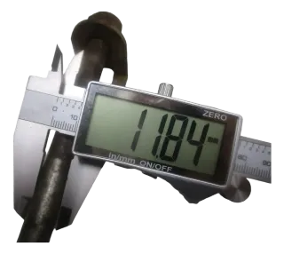 Honda CBF 125M JC40 Steckachse hinten Achse 280x12 mm axle rear - Bild 5
