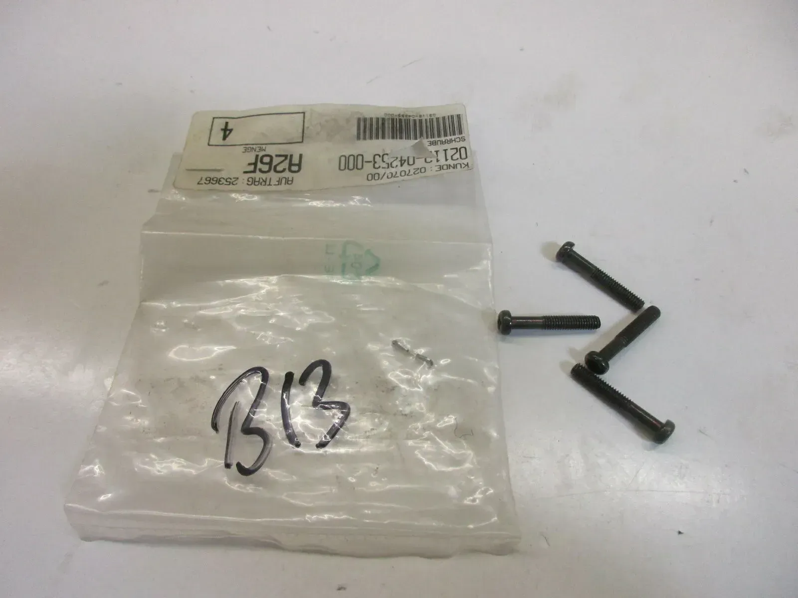 B13. Suzuki TS 250 VS 800_1400 Schraube Polrad Lichtmaschine Motor 02112-04253 - Bild 1