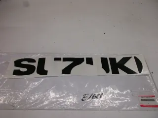 E1688. Suzuki GSX-R 600 Aufkleber Dekor 68191-34E10-Y7L Verkleidung unten links Bug - Bild 2