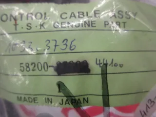 E1335 Suzuki GSX 250_400 E Gaszug Gaszugseil 58200-44100 bowdenzug throttle cable - Bild 4