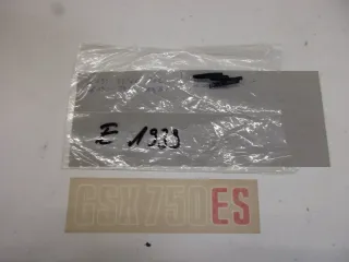 E1939. Suzuki GSX 750 ES Aufkleber Schriftzug Dekor Verkleidung Emblem Logo - Bild 1